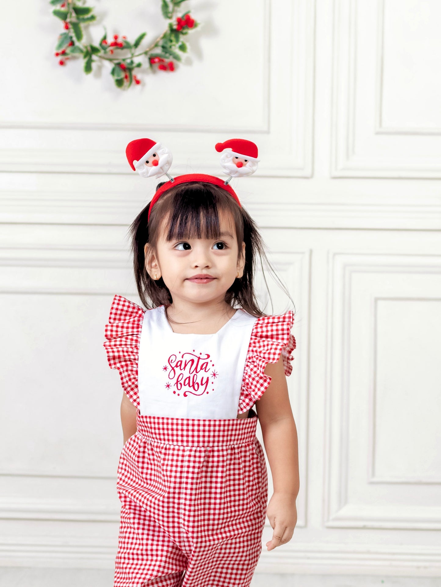 Hailey Romper - Santa Baby
