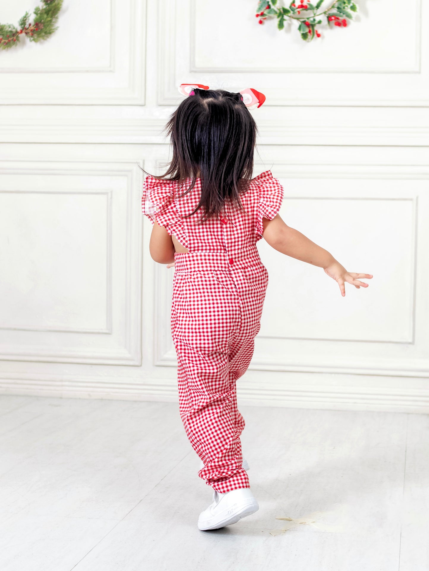 Hailey Romper - Santa Baby