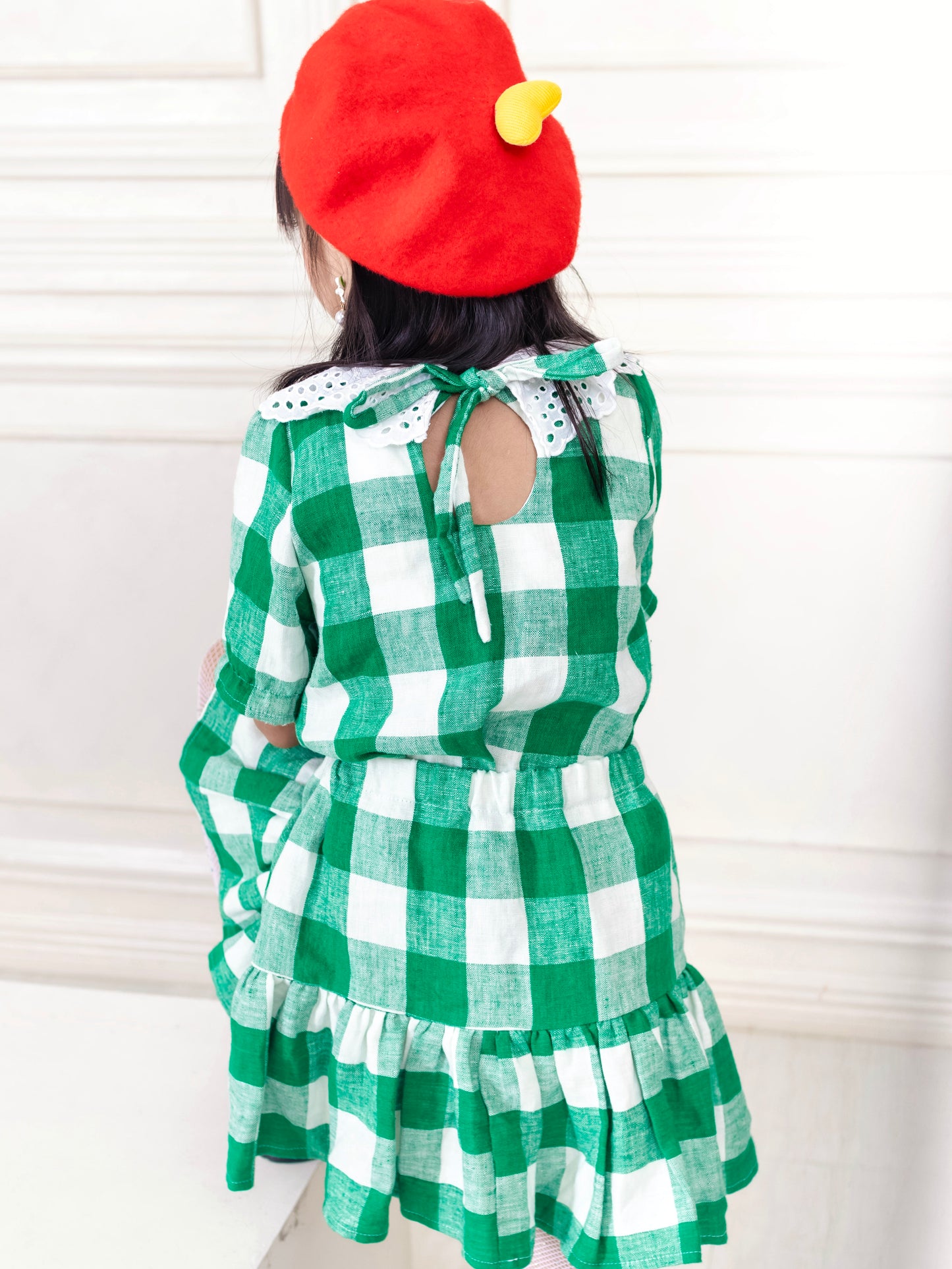Ellie Coords - Green Linen
