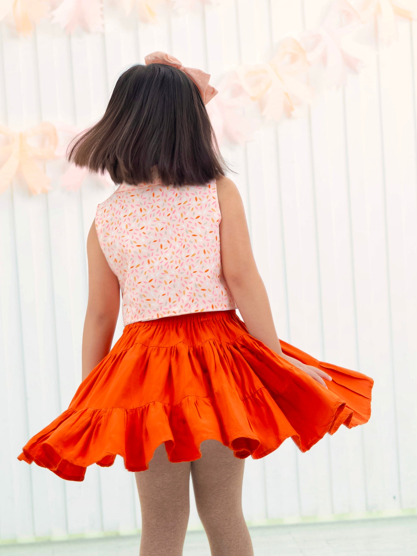 Aisie Coords in Peach and Rust