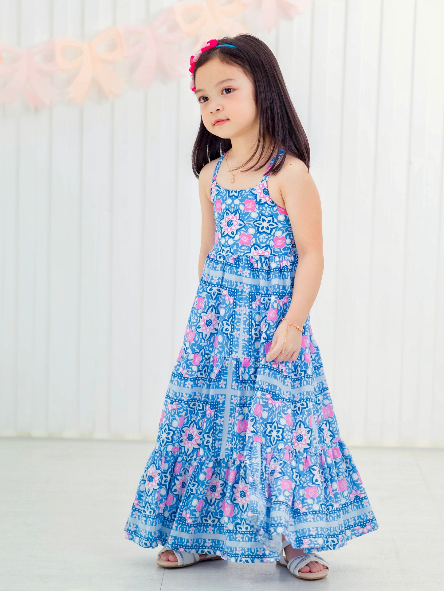 Denise Midi Dress in Moroccan Dream