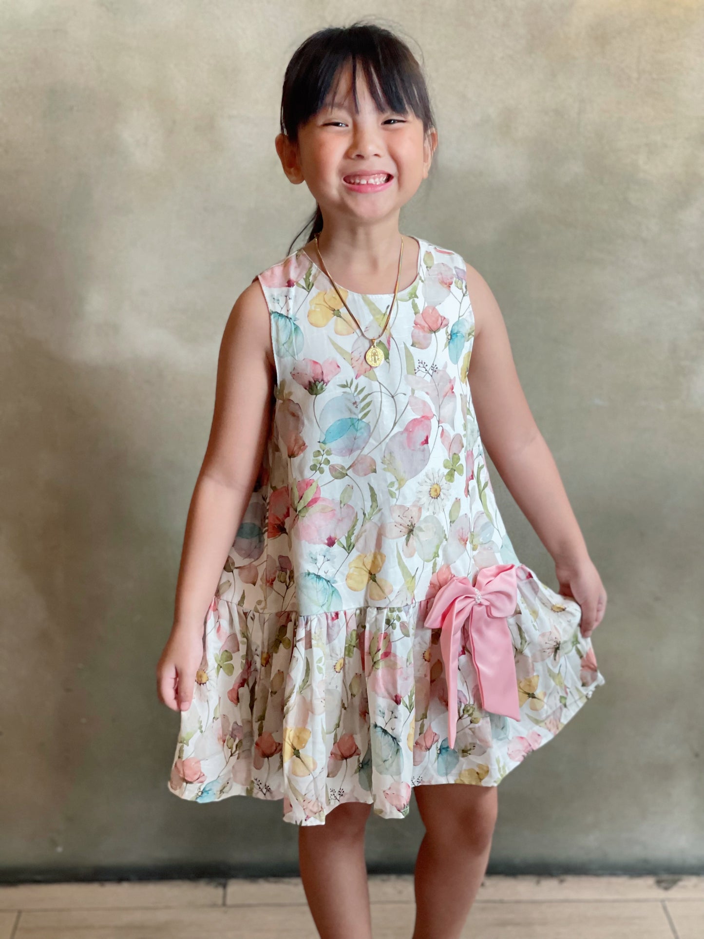 Luxe Harper Dress in Watercolor