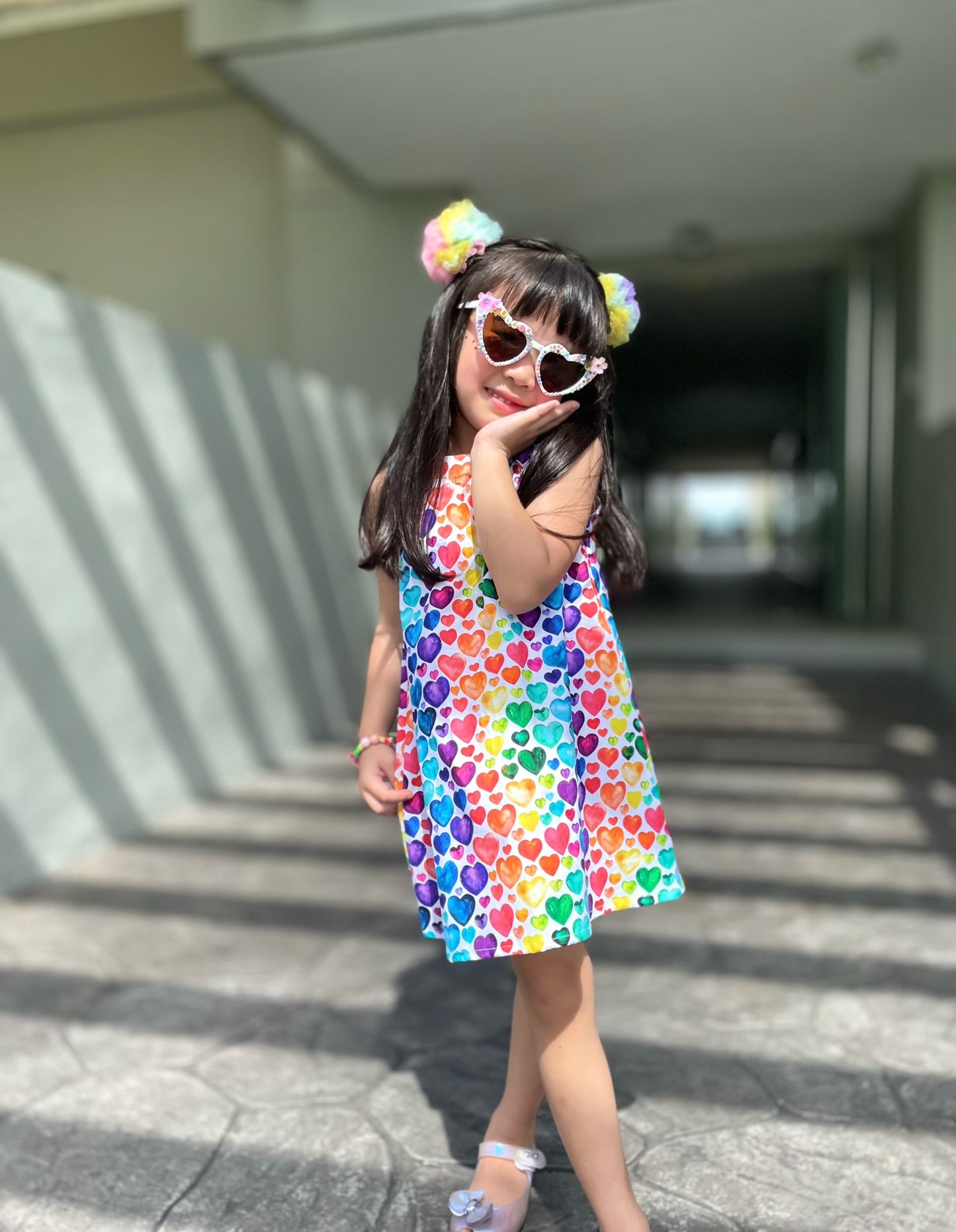 Harper Dress - Hearts