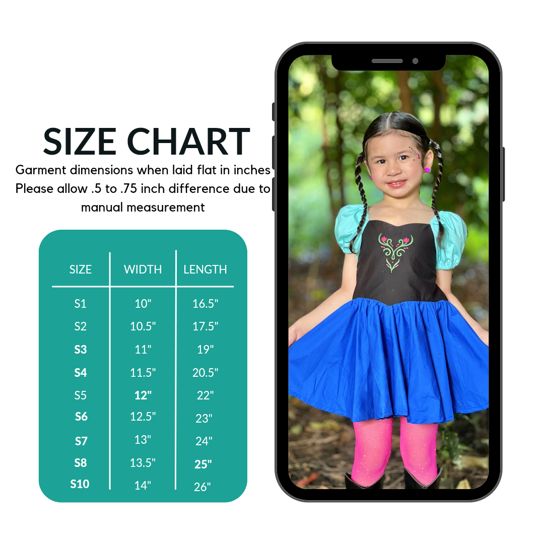 Anna-inspired Dress and Cape (shipping in 2 days)