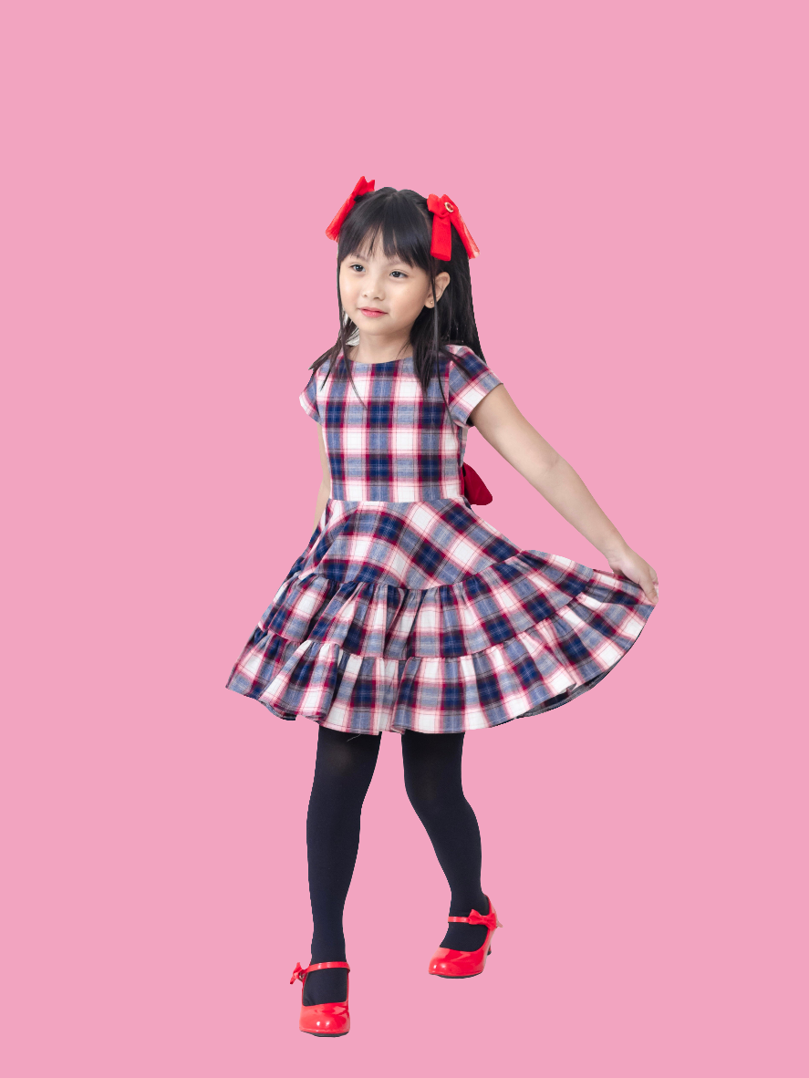 Leslie Dress in Plaid