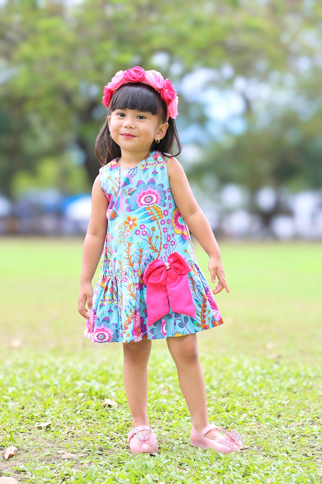 Harper Dress - Colorful Paisley