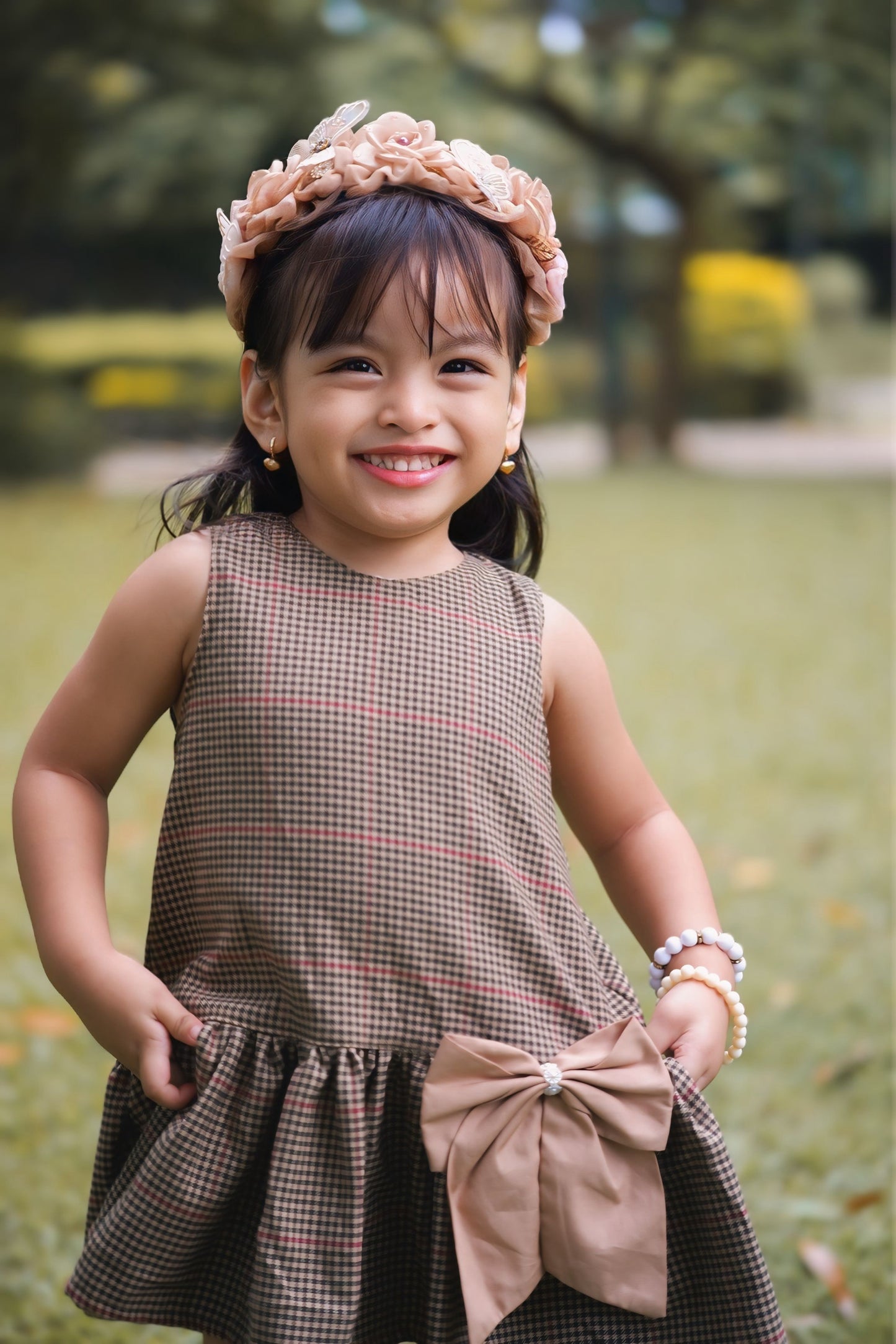 Harper Dress - Autumn Plaid
