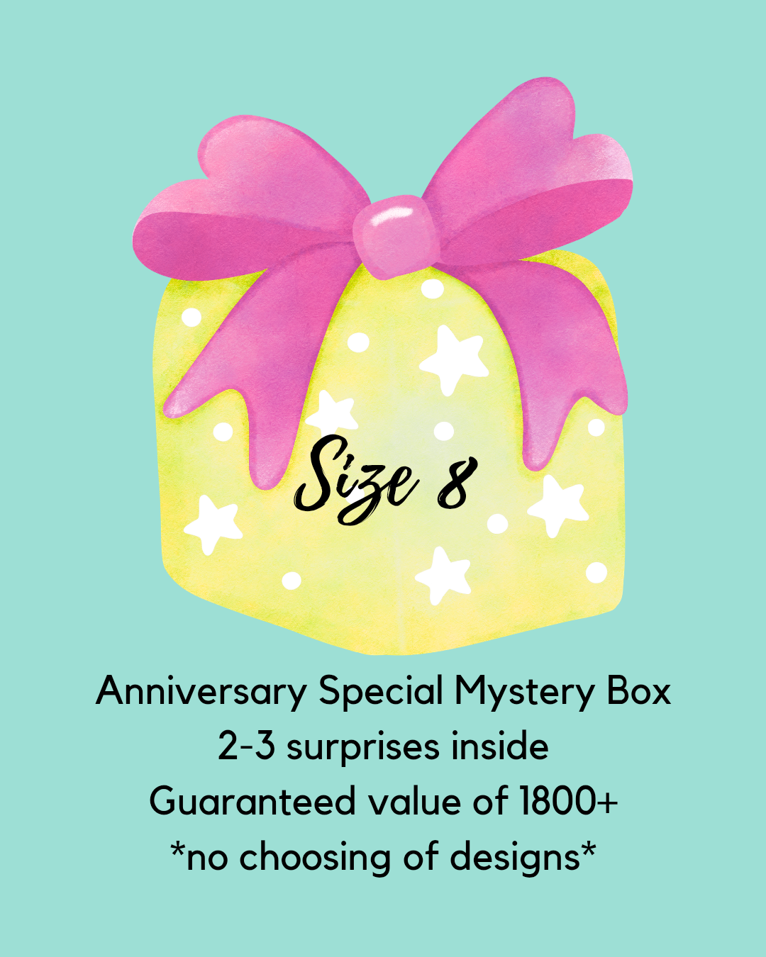 8th Anniversary Mystery Box Size 8