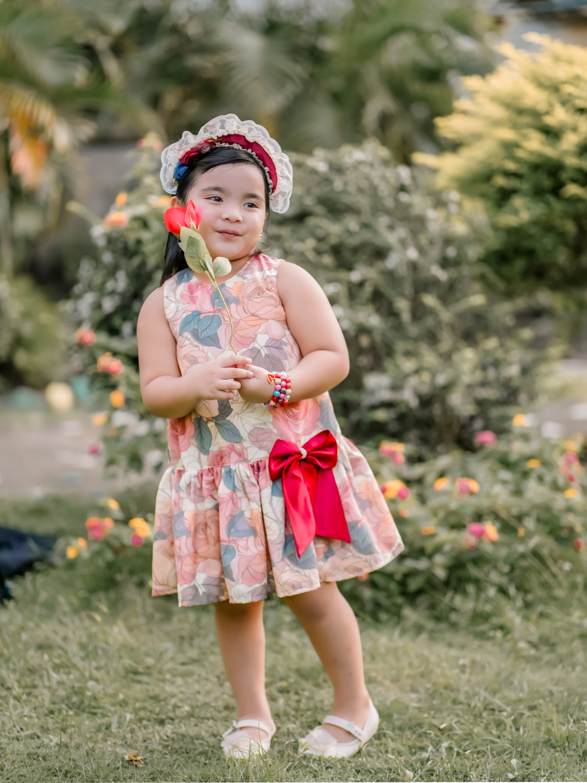 PREORDER Luxe Harper Dress in Enchanted Belle (Shipping in 1 week)