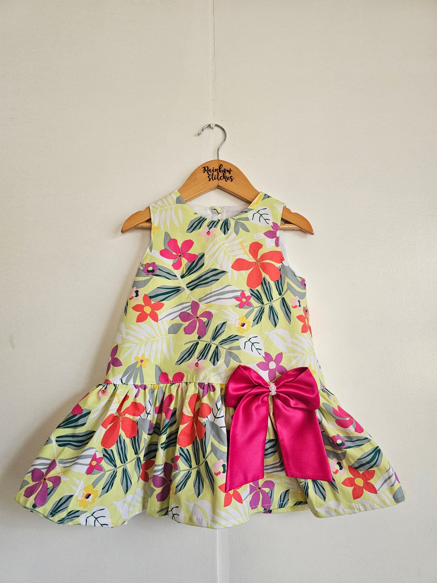 Harper Dress in Lime Luau