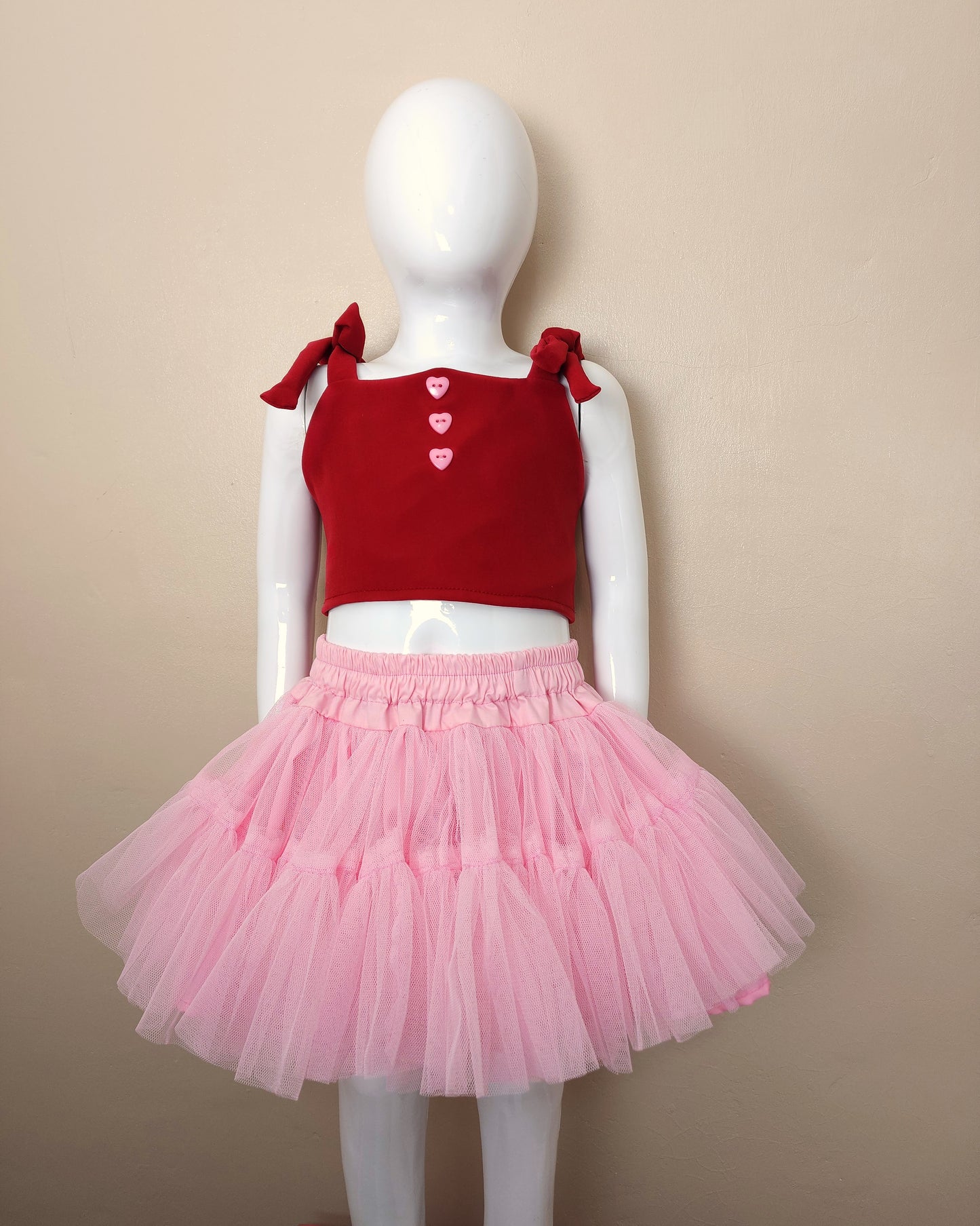 Mayven Tutu - Deep Red Top