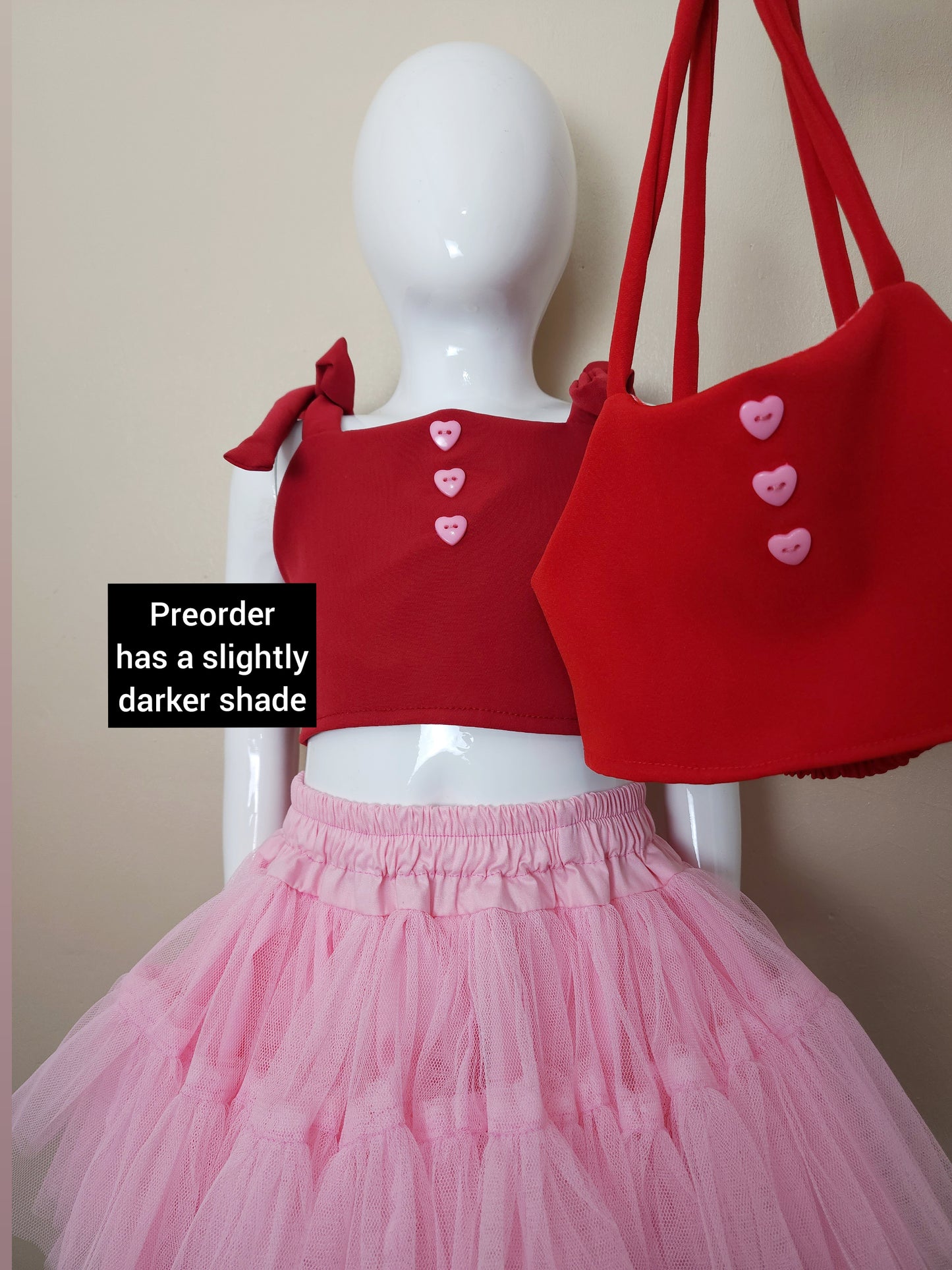 Mayven Tutu - Deep Red Top