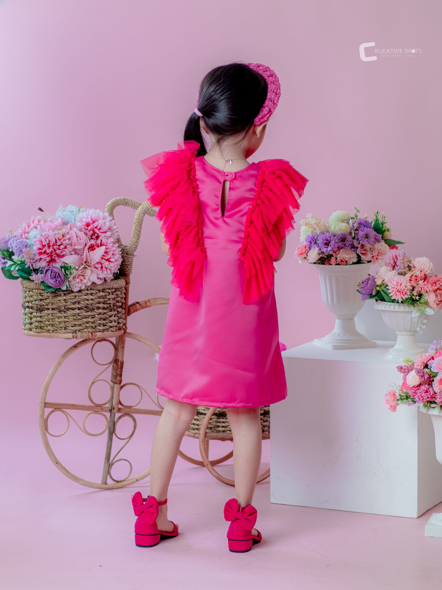 Barbie-inspired Harper Dress in Hot Pink