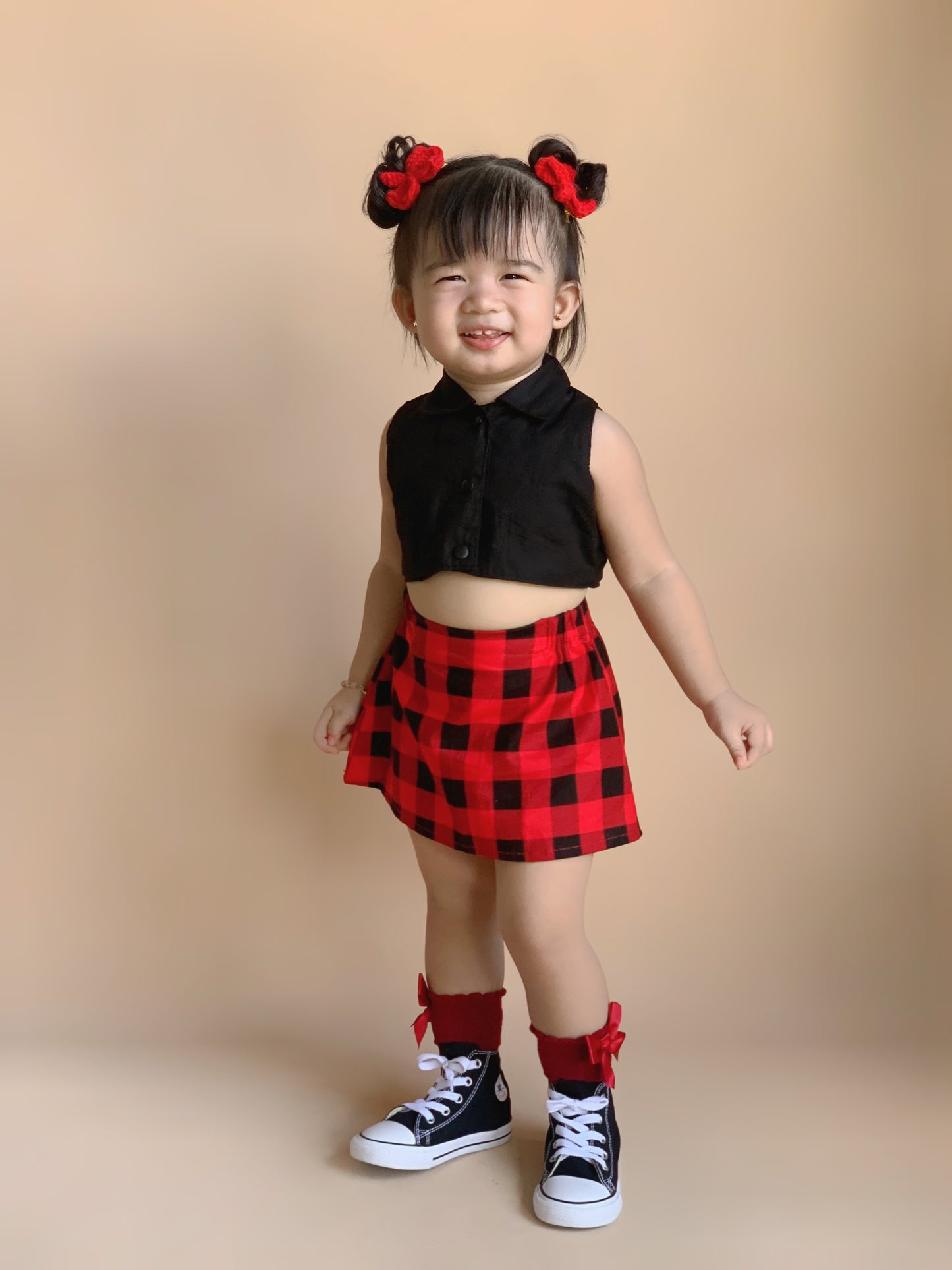 Daphne Coords in Red Gingham