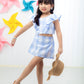 Malia Coords in Blue Gingham