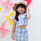 Malia Coords in Blue Gingham