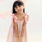 Camila Dress in Sparkly Blush Fabric