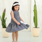 Tweed Harper Dress in Classic Black and White
