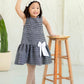 Tweed Harper Dress in Classic Black and White