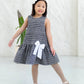 Tweed Harper Dress in Classic Black and White