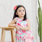 Luxe Harper Dress in Spring Garden (free matching headbow)