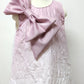 Tori Bow Dress in Mauve