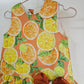 Heleina Bubble Dress in Citrus Orange (version 2)