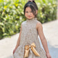 Heleina Bubble Dress in Rustic Romance (Earth Tones)