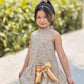 Heleina Bubble Dress in Rustic Romance (Earth Tones)