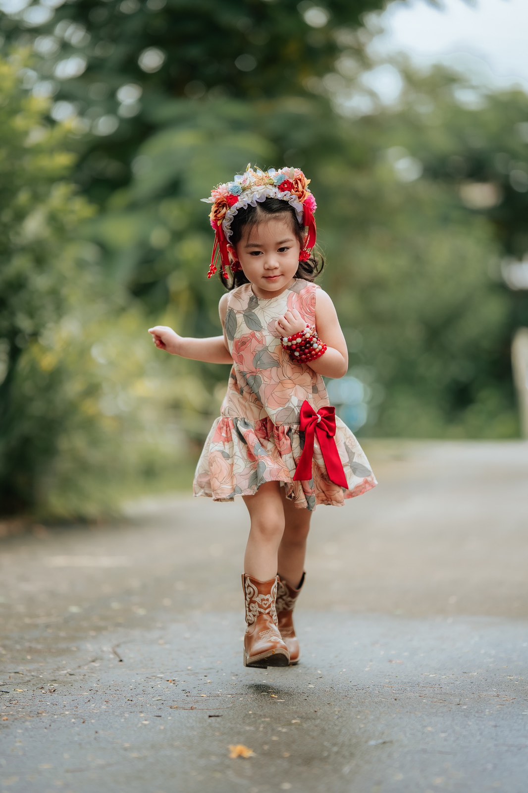 PREORDER Luxe Harper Dress in Enchanted Belle (Shipping in 1 week)