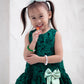 PREORDER Harper Dress in Emerald (shipping Nov 4 to 11)