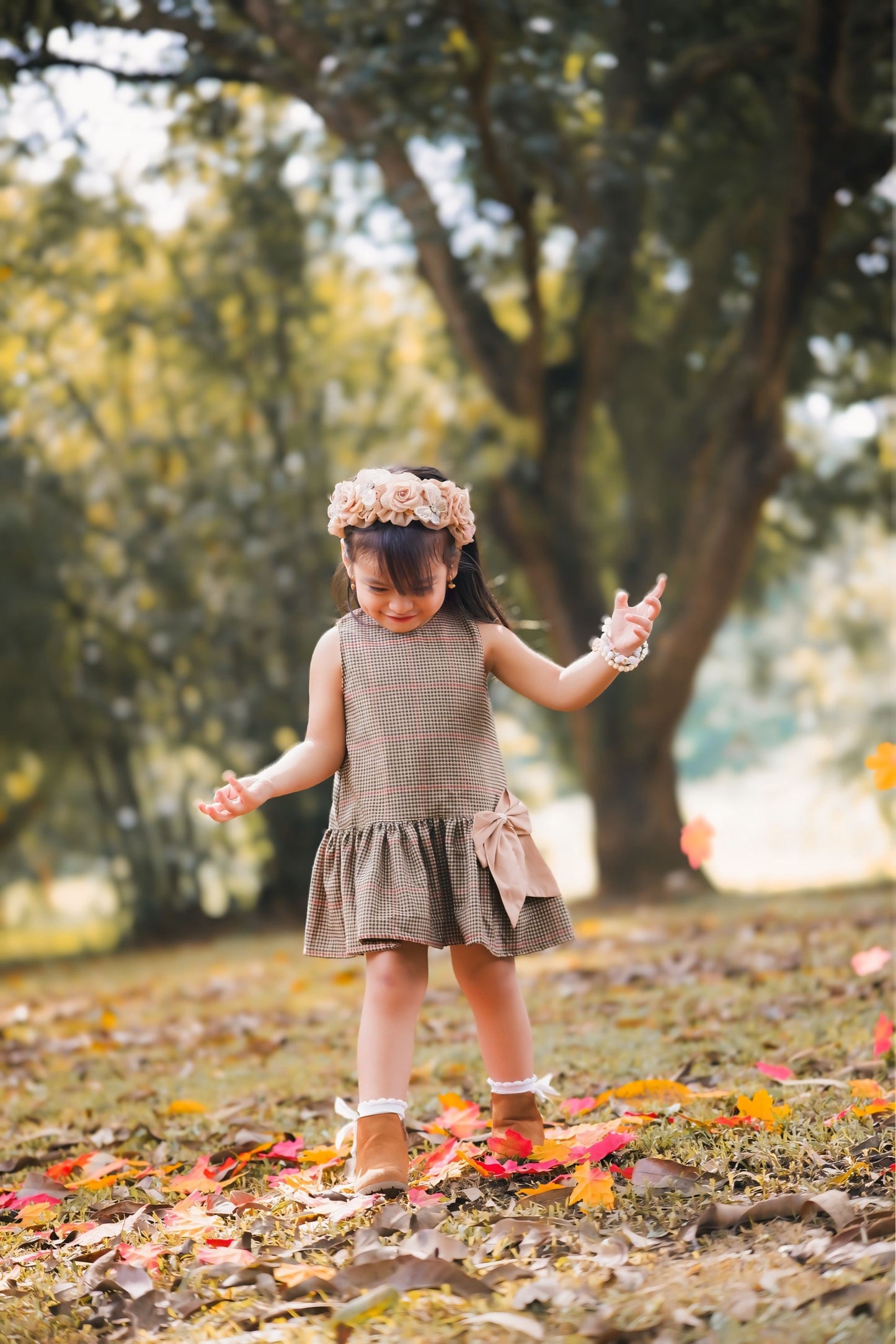 Harper Dress -  Autumn Plaid