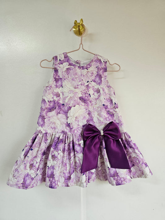 Harper Dress in Purple Spring