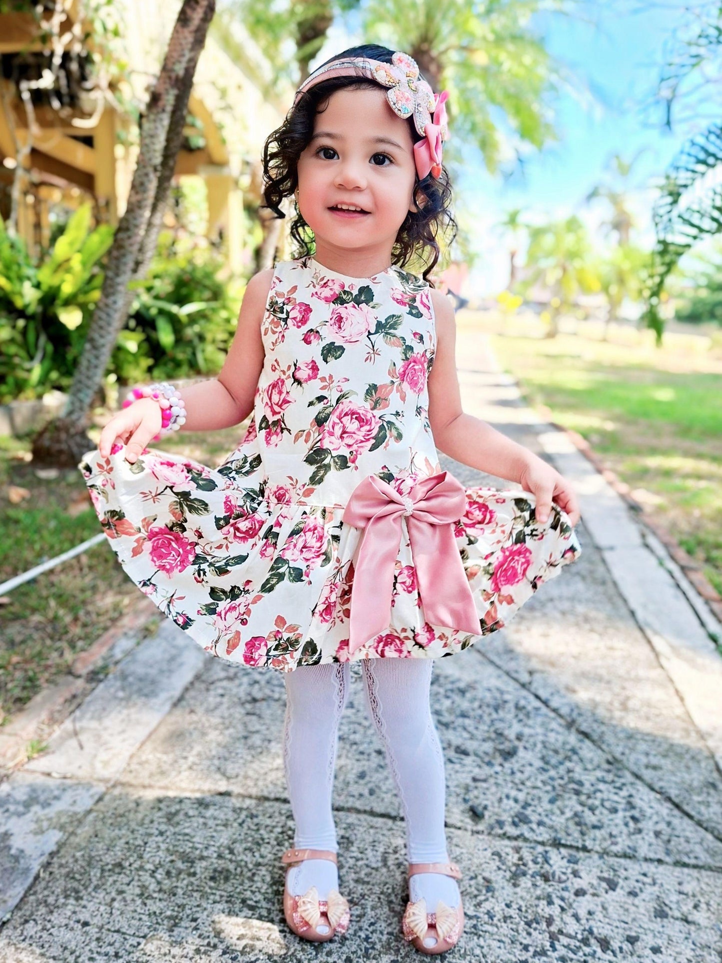Harper Dress in Vintage Rose (onhand)