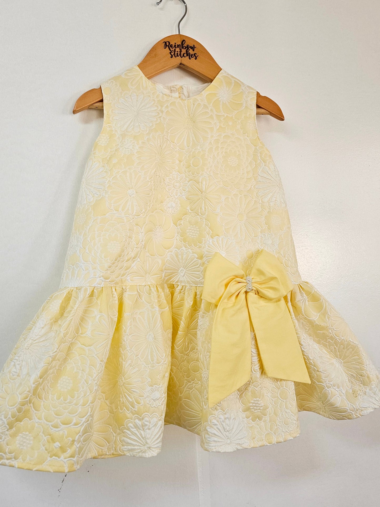 ONHAND Rosa Harper Dress in Butter Yellow