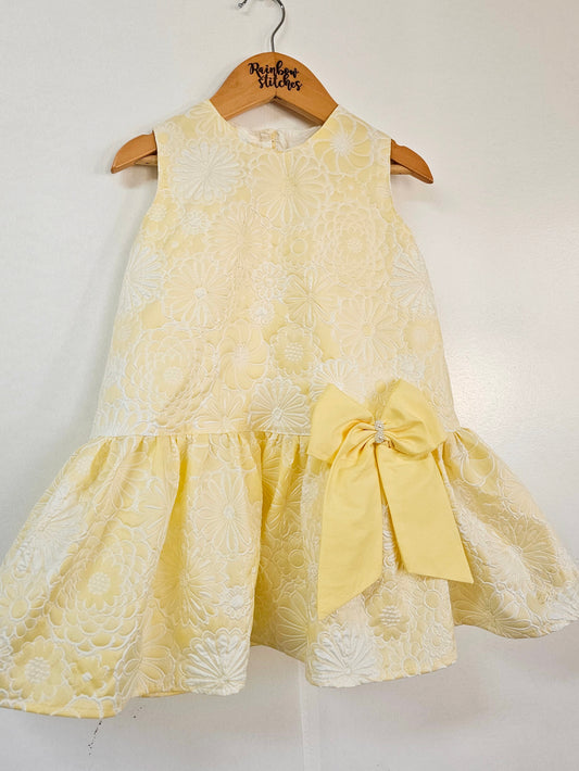 2nd batch PREORDER Rosa Harper Dress in Butter Yellow (shipping in 2-3 weeks)
