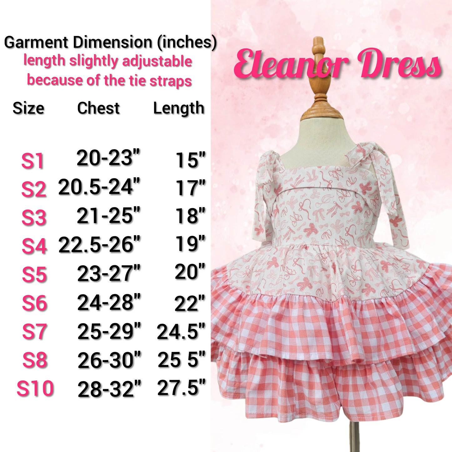 Eleanor Dress- Bows