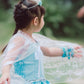 PREORDER Elsa Dress with Cape (4 to 6 weeks)