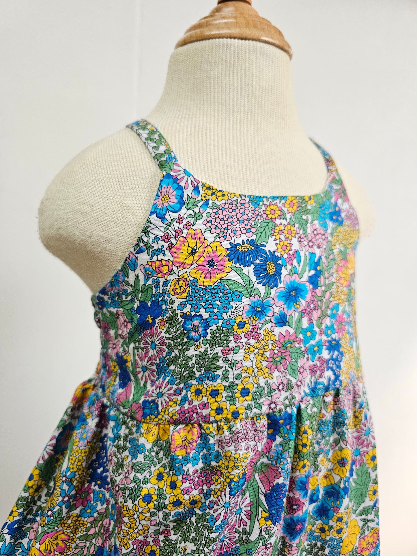 Denise Dress in Blue Meadow