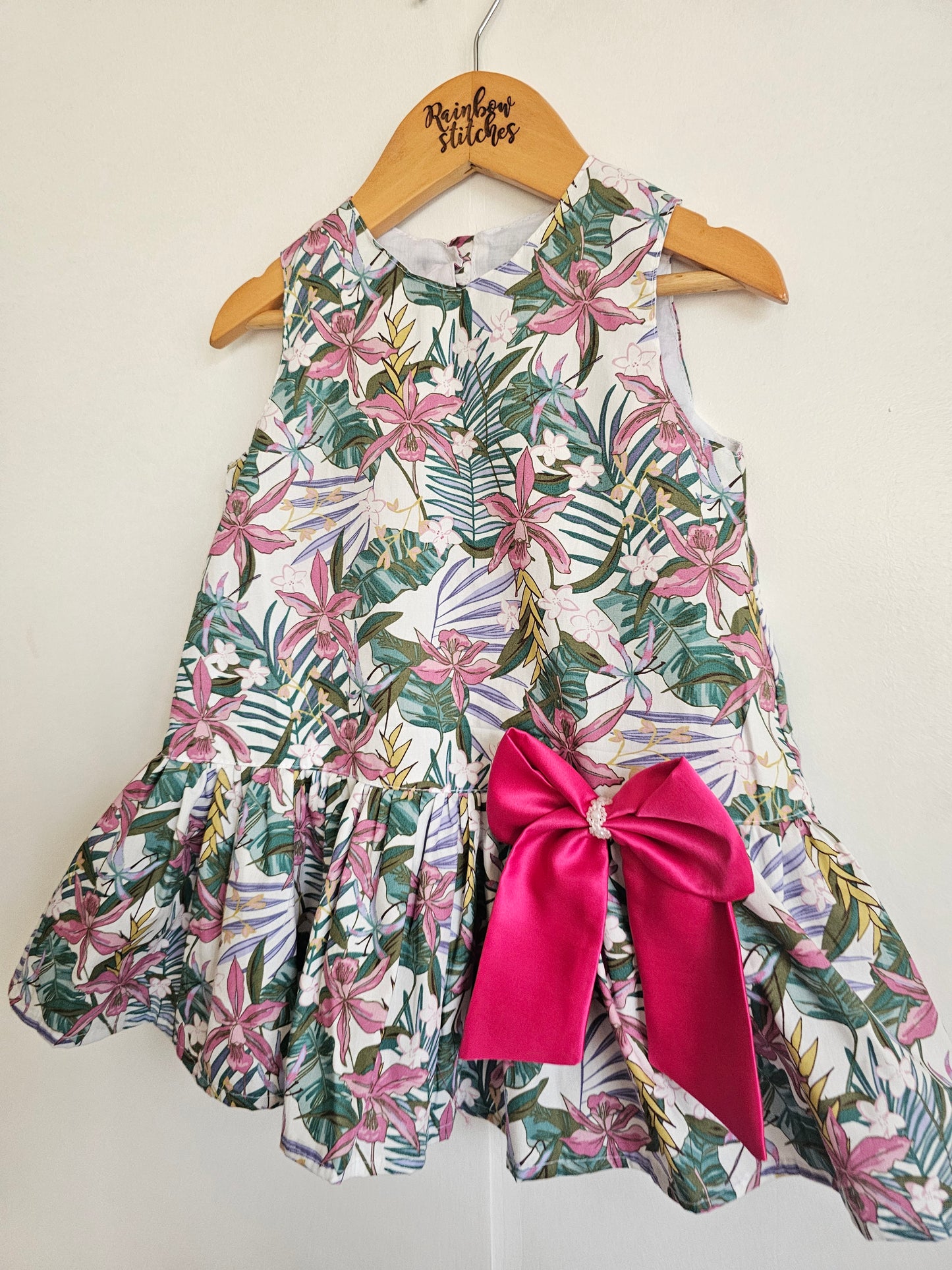Harper Dress in Tropical Flowers