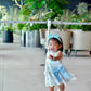 PREORDER Harper Dress in Blue Coquette (shipping in 1 to 2 weeks)