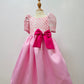 PREORDER Malaya Filipiniana Dress in Pink Eyelet (shipping in 3 weeks)