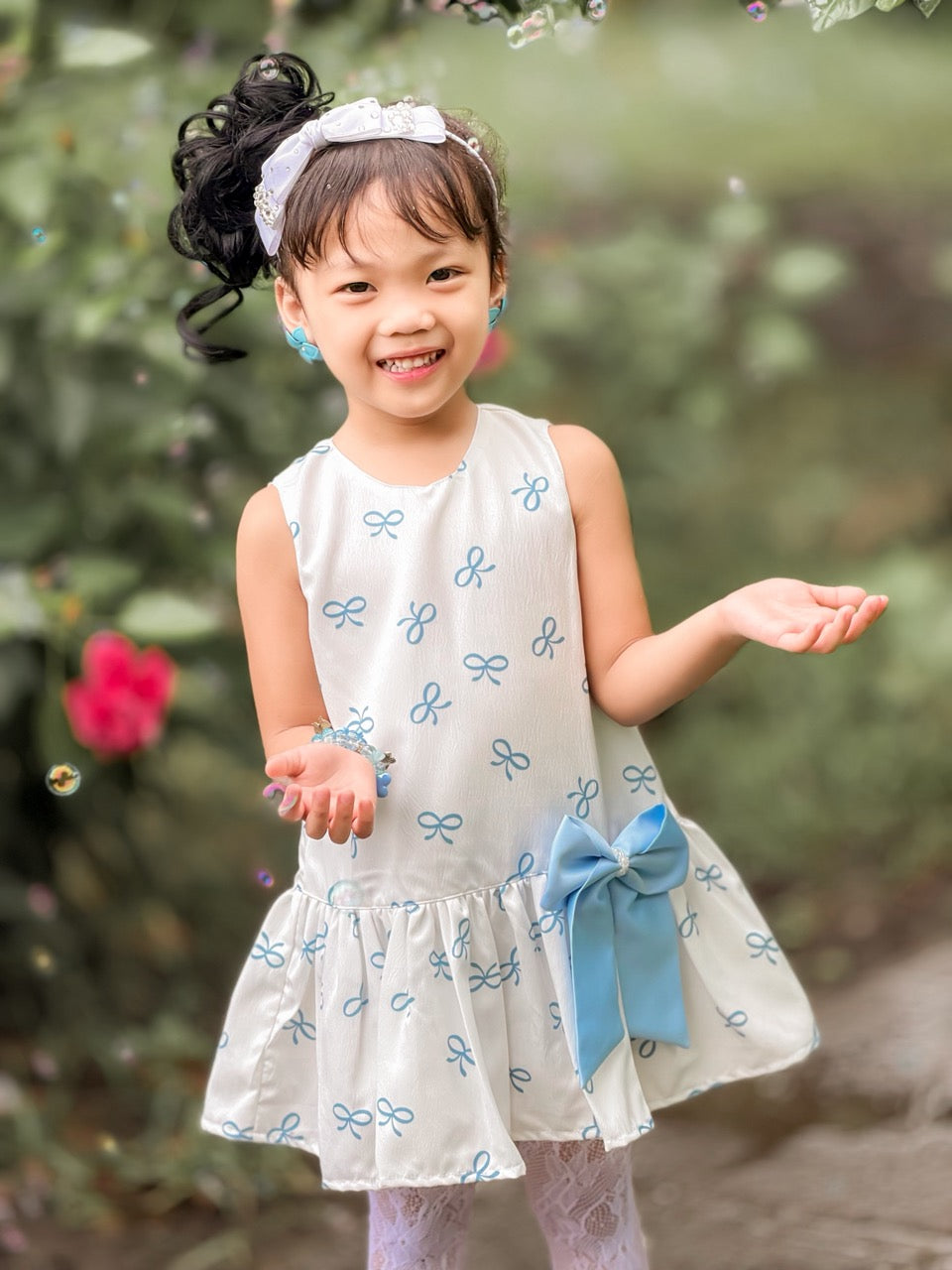 PREORDER Harper Dress in Blue Coquette (shipping in 1 to 2 weeks)