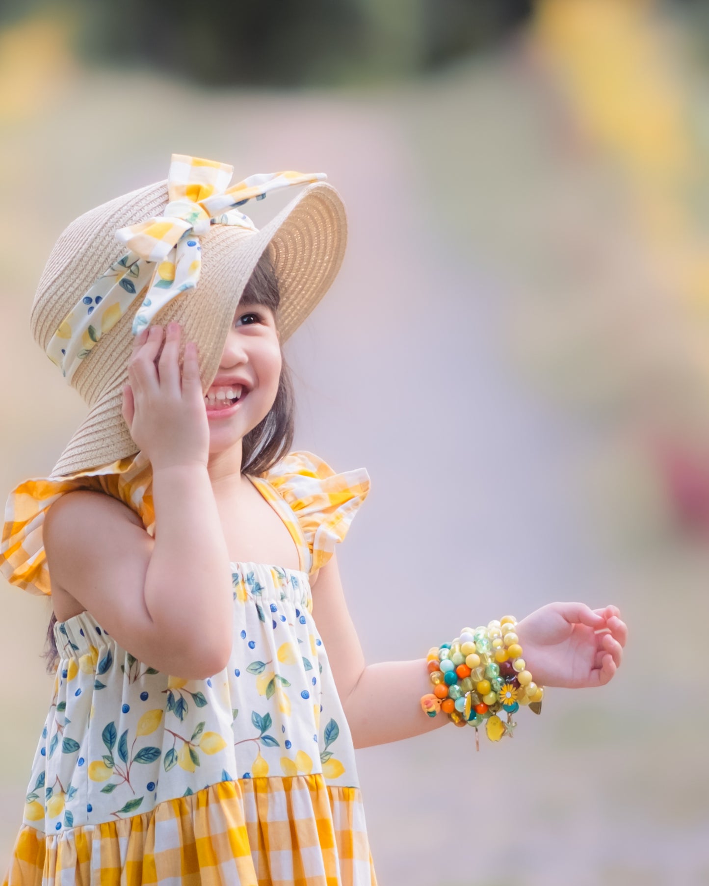 Michelle Dress in Lemon Grove (free headband until supplies last)