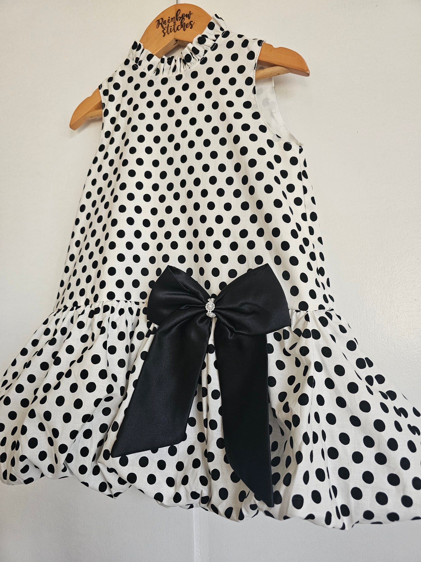 PREORDER Heleina Bubble Dress in Polka (shipping latest december 18) 200 DP, balance prior to shipping