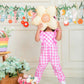 Gabby Romper in Pink Gingham