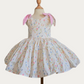 Maxene Dress - Floral and Gingham with petticoat