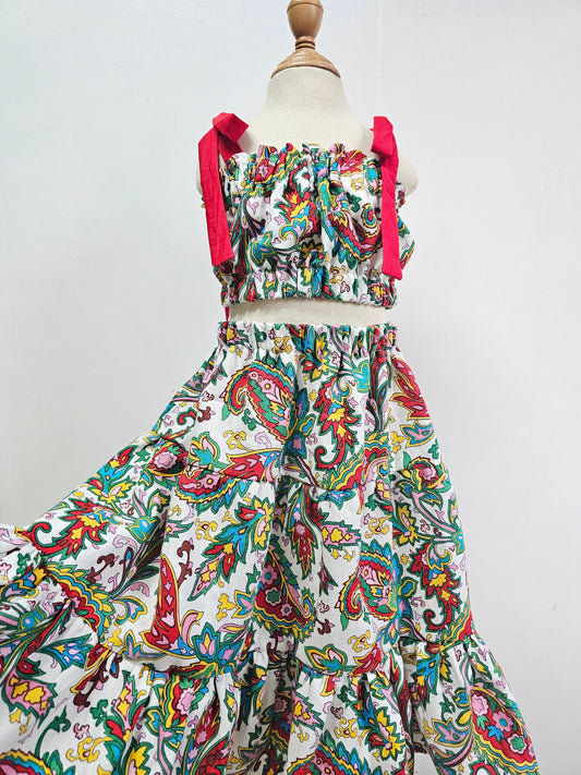 PREORDER Grae Maxi Coords in Paisley (shipping in 2 to 3 weeks)