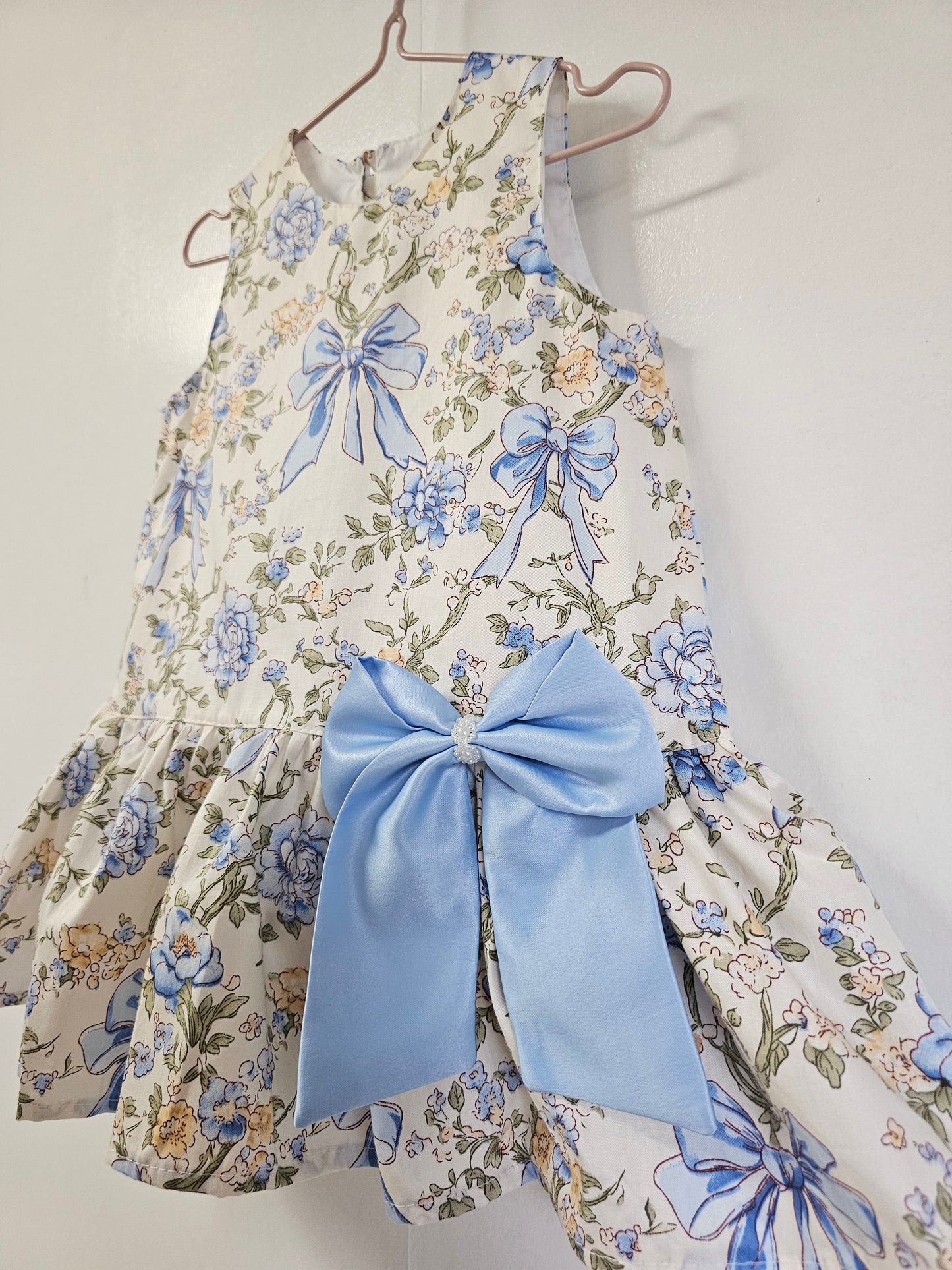 PREORDER Batch 3 Harper Dress in Blue Coquette (shipping in 2 to 3 weeks)