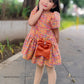 Clara Dress in Coloful Tweed- above the knee (onhand)